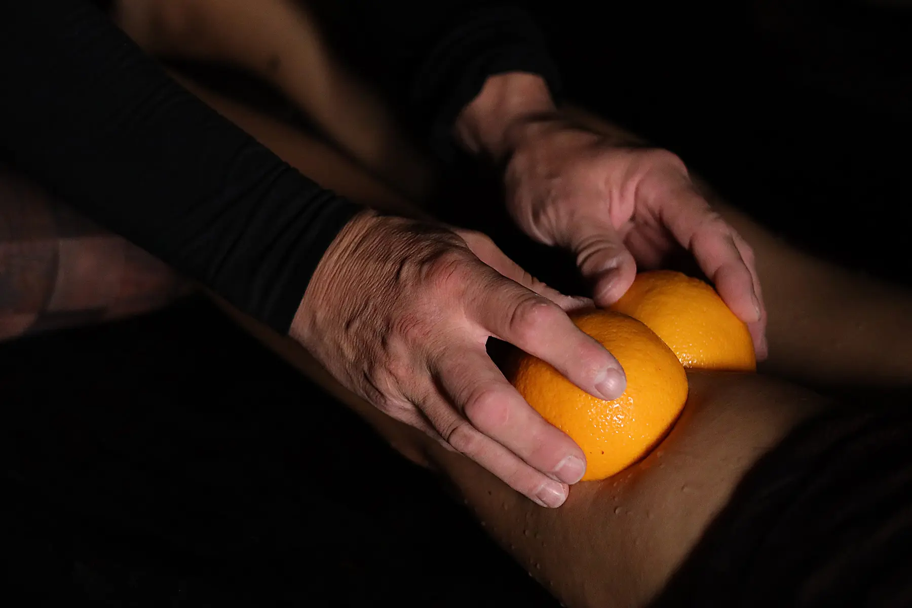 Citrusinių vaisių masažo ritualas